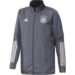 Adidas DFB DEUTSCHLAND PRÄSENTATIONSJACKE Kinder EURO 2020 Grau