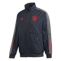 Adidas FCB BAYERN MÜNCHEN Anthem Jacke Herren Grau-rot
