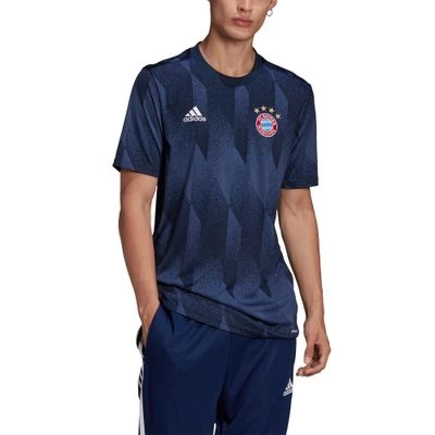 Adidas FCB BAYERN MÜNCHEN Präsentationsshirt Herren Blau 2 Adidas FCB BAYERN MÜNCHEN Präsentationsshirt Herren Blau – Bild 2