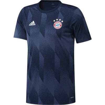 Adidas FCB BAYERN MÜNCHEN Präsentationsshirt Herren Blau 1 Adidas FCB BAYERN MÜNCHEN Präsentationsshirt Herren Blau