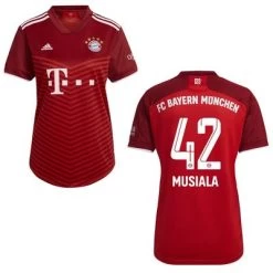 Adidas FC BAYERN MÜNCHEN Trikot Home Frauen 21 / 22 22 Adidas FC BAYERN MÜNCHEN Trikot Home Frauen 21 / 22 -Bester Sporttrikot Geschäft GR0489 FCB Trikot Frauen Home 21 22 Musiala 42