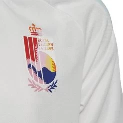 Adidas BELGIEN Trikot Away Kinder WM 2022 9 Adidas BELGIEN Trikot Away Kinder WM 2022 -Bester Sporttrikot Geschäft HE6637 5 APPAREL Photography Detail View 2 white
