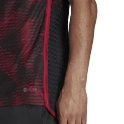 Adidas DFB DEUTSCHLAND Trikot Authentic Away Herren WM 2022 -Bester Sporttrikot Geschäft HF1695 9 APPAREL On Model Detail View 2 white