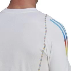 Adidas DFB DEUTSCHLAND Pre-Match Shirt World Cup 2022 -Bester Sporttrikot Geschäft IC4375 9 APPAREL On Model Detail View 2 white