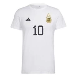 Adidas AFA ARGENTINIEN MESSI 10 Shirt Kinder Weiß