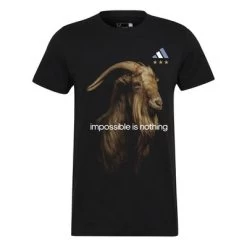 Adidas AFA ARGENTINIEN MESSI GOAT Shirt Herren Schwarz