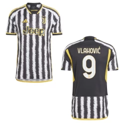 JUVENTUS TURIN Trikot Home Kinder 23 / 24 -Bester Sporttrikot Geschäft Juventus Turin Home VLAHOVIC 9 1