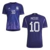 Adidas AFA ARGENTINIEN Trikot Authentic Away Herren WM 2022 - MESSI 10