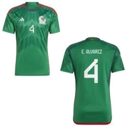 Adidas FMF MEXIKO Trikot Home Herren WM 2022 - E.ALVAREZ 4
