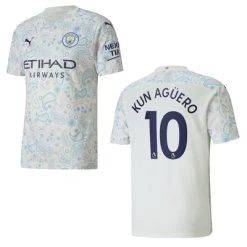 Puma MANCHESTER CITY Trikot 3rd Kinder 20 / 21 - KUN AGÜERO 10