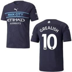 Puma MANCHESTER CITY Trikot 3rd Herren 21 / 22 12 Puma MANCHESTER CITY Trikot 3rd Herren 21 / 22 -Bester Sporttrikot Geschäft ManCity 3rd Trikot 21 22 Grealish 10 1