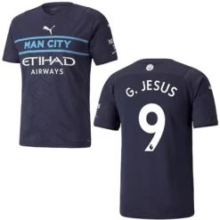 Puma MANCHESTER CITY Trikot 3rd Herren 21 / 22 11 Puma MANCHESTER CITY Trikot 3rd Herren 21 / 22 -Bester Sporttrikot Geschäft ManCity 3rd Trikot 21 22 Jesus 9 1