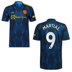 Adidas MANCHESTER UNITED Trikot 3rd Herren 21 / 22 -Bester Sporttrikot Geschäft ManU Trikot 3rd 21 22 Martial 9 1