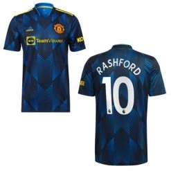 Adidas MANCHESTER UNITED Trikot 3rd Herren 21 / 22 -Bester Sporttrikot Geschäft ManU Trikot 3rd 21 22 Rashford 10