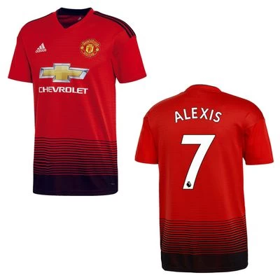 Adidas MANCHESTER UNITED Trikot Home Herren 2018 / 2019 - ALEXIS 7 1 Adidas MANCHESTER UNITED Trikot Home Herren 2018 / 2019 - ALEXIS 7