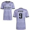 Adidas REAL MADRID Trikot Away Kinder 22 / 23 - BENZEMA 9