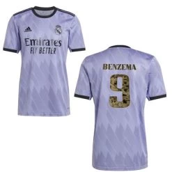 REAL MADRID Trikot Away Kinder 22 / 23 -Bester Sporttrikot Geschäft REAL AWAY 23 9 BD