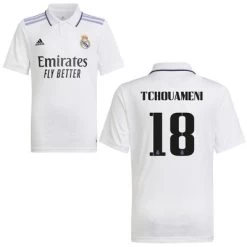 Adidas REAL MADRID Trikot Authentic Home Herren 22 / 23 - TCHOUAMENI 18