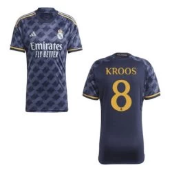 Adidas REAL MADRID Trikot Away Kinder 23 / 24 -Bester Sporttrikot Geschäft REAL MADRID AWAY 23 24 KROO 8 2