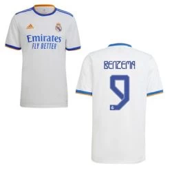 Adidas REAL MADRID Trikot Home Kinder 21 / 22 -Bester Sporttrikot Geschäft Real Madrid Home 21 22 Benzema 9