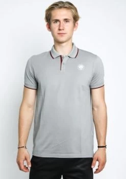 DI!Y FC ST. PAULI Poloshirt Staff 21 / 22 Grau