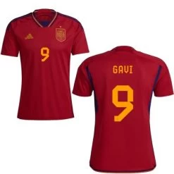 Adidas FEF SPANIEN Trikot Home Authentic Herren WM 2022 - GAVI 9