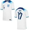 Nike ENGLAND Trikot Home Herren WM 2022 - SAKA 17