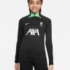 Nike LFC FC LIVERPOOL STRIKE DRILL Top Kinder Schwarz-grün