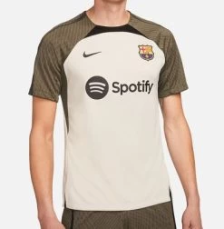 Nike FC BARCELONA STRIKE Shirt Herren Beige-grün