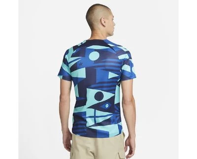 Nike INTER MAILAND Pre-Match Shirt Herren Blau-türkis 2 Nike INTER MAILAND Pre-Match Shirt Herren Blau-türkis – Bild 2