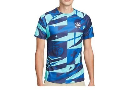 Nike INTER MAILAND Pre-Match Shirt Herren Blau-türkis 1 Nike INTER MAILAND Pre-Match Shirt Herren Blau-türkis