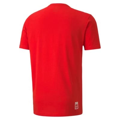 Puma SCHWEIZ LOGO T-Shirt Herren Rot 2 Puma SCHWEIZ LOGO T-Shirt Herren Rot – Bild 2