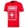 Puma SCHWEIZ LOGO T-Shirt Herren Rot
