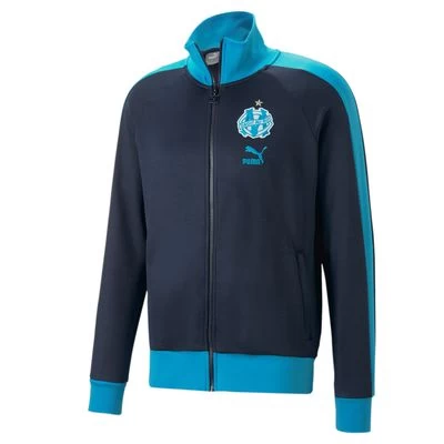 Puma OLYMPIQUE MARSEILLE Ftbl Heritage T7 Track Jacket Herren 1 Puma OLYMPIQUE MARSEILLE Ftbl Heritage T7 Track Jacket Herren